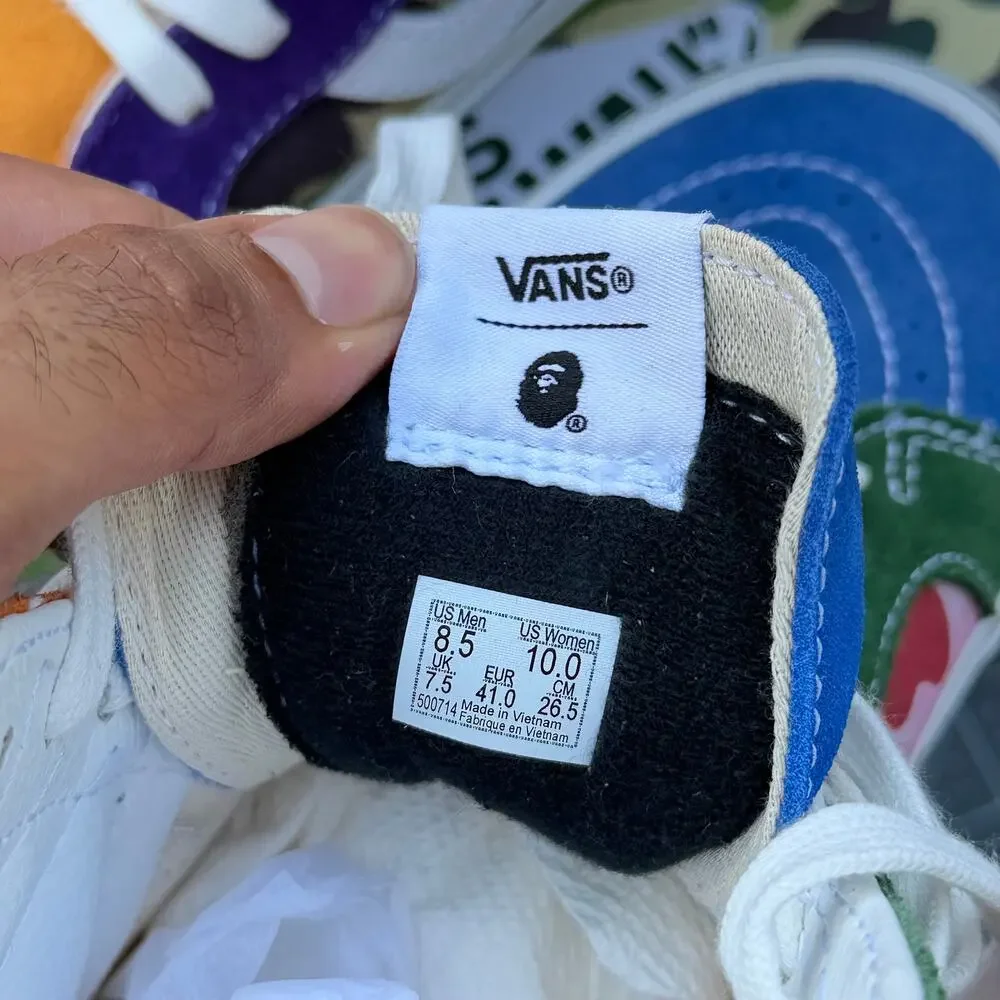 Brand New Bape x Vans Sk8 Hi